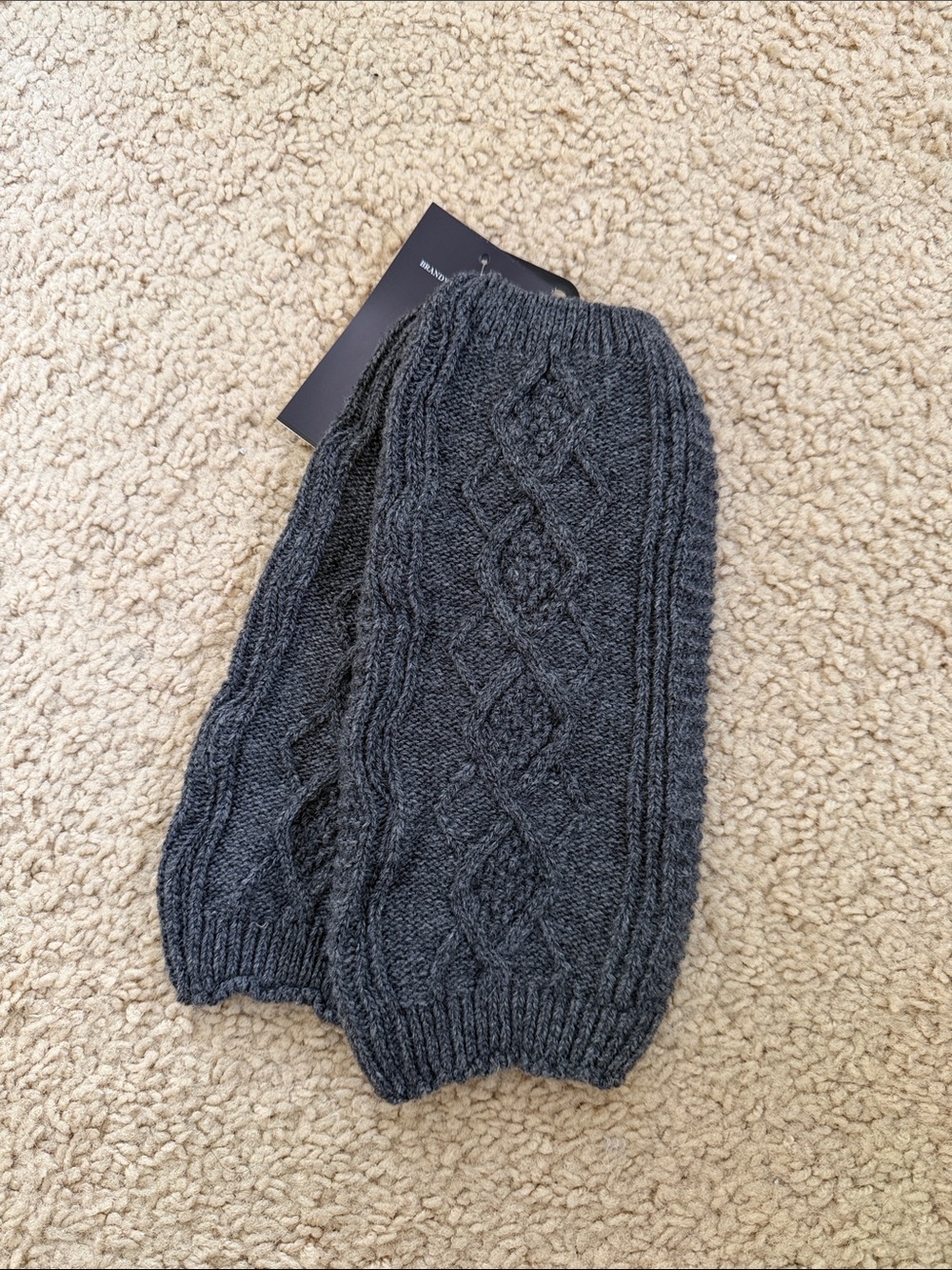 Brandy melville dark gray leg warmers